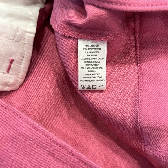 Liz Claiborne “Pretty in Pink” Denim Jean Jacket-NWOT - Picture 4 of 4